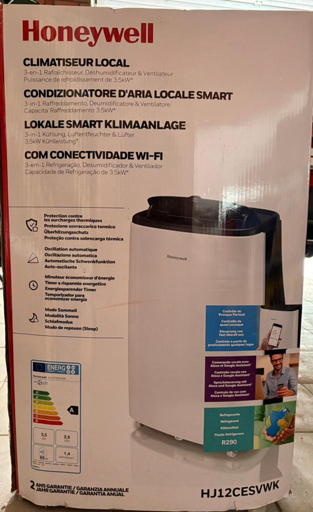 Slimme mobiele airconditioning Honeywell, Ophalen, Zo goed als nieuw