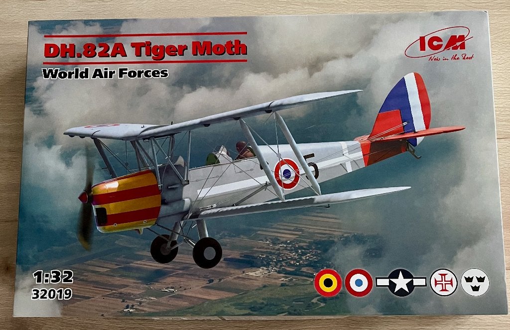 DH-82A Tiger Moth 1/32 ICM 32019, Enlèvement, Neuf, Plus grand que 1:72, Avion