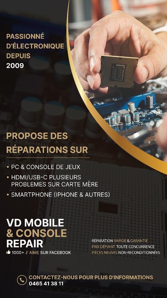 REPARATION PS5 - PS4 - xBOX - NiNTENDO SWITCH HDMI, Enlèvement ou Envoi