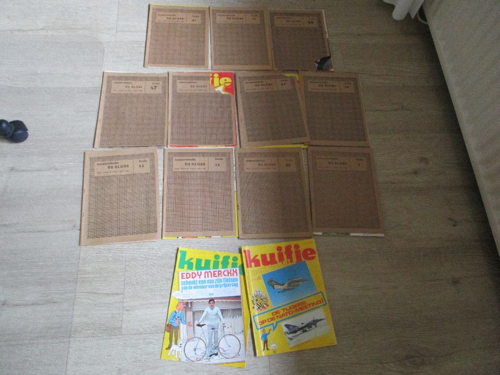 13 oude strips stripboeken comics Kuifje, Boeken, Ophalen of Verzenden, Gelezen