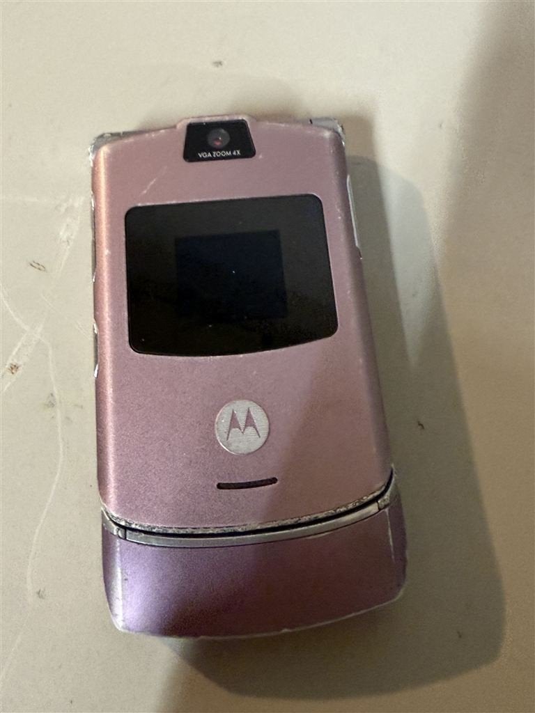 Motorola RAZR V3 - Roze - Simlockvrij, Telecommunicatie, Ophalen of Verzenden, Zo goed als nieuw, Roze