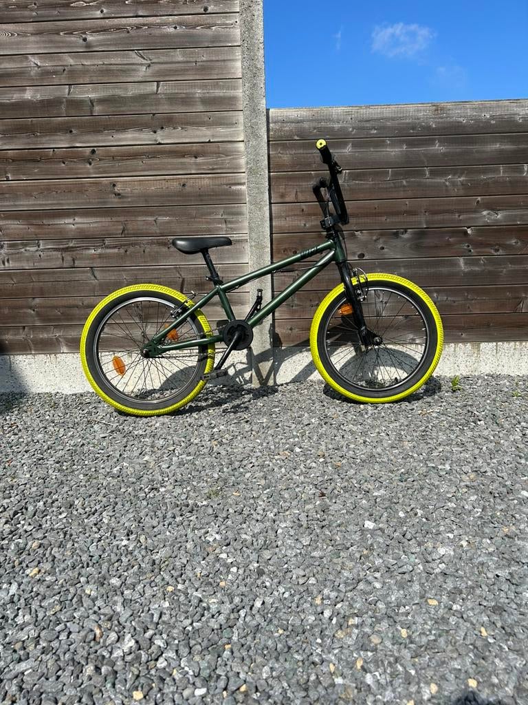 Stunt BMX kaki groen, Fietsen en Brommers, Ophalen, Zo goed als nieuw