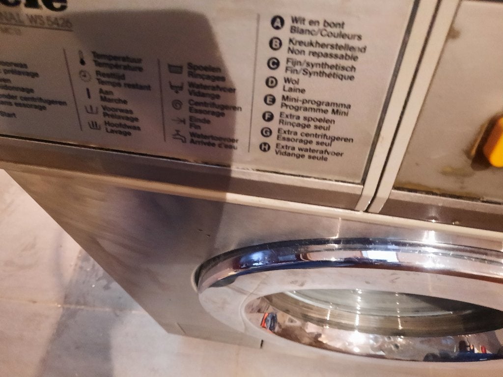 Wasmachine miele, 10 kg of meer, Ophalen, Gebruikt, Voorlader