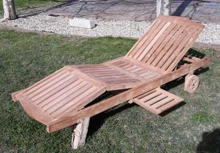 teak ligbed, Ophalen, Verstelbaar