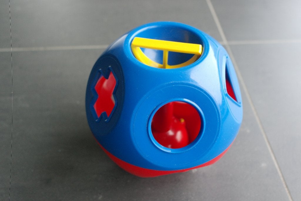 hollebol tupperware leeg zonder vormen, Kinderen en Baby's, Ophalen of Verzenden, Gebruikt