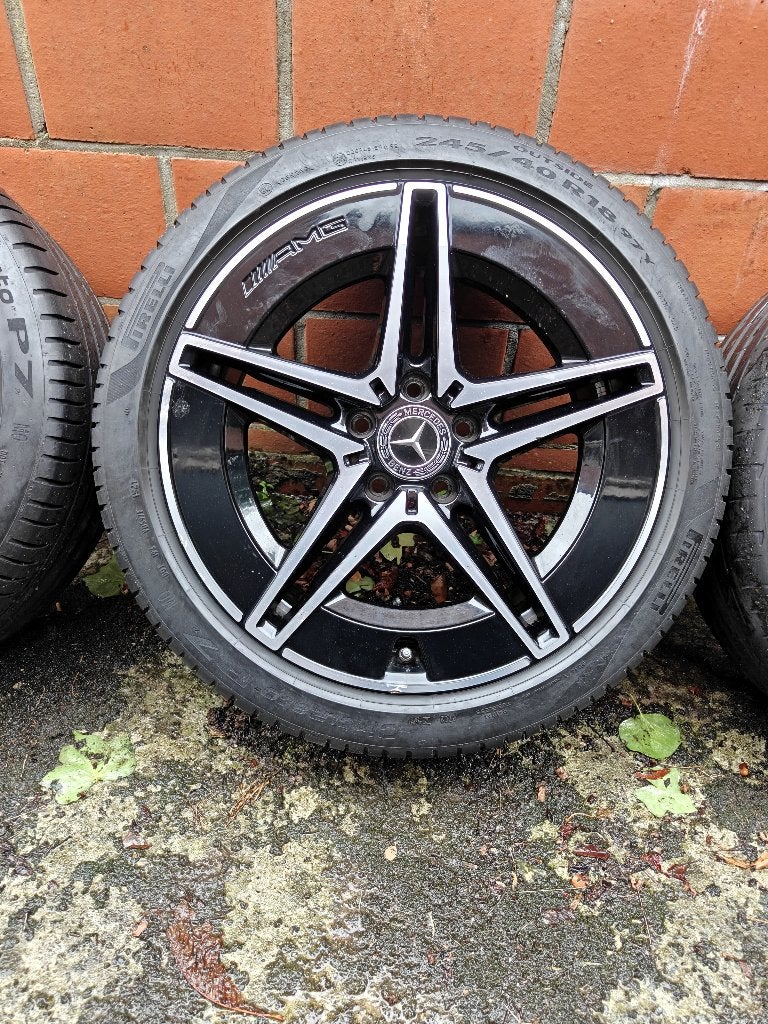 Jantes original Mercedes AMG 18 pouce, Pneus et Jantes, 245 mm, Véhicule de tourisme, Pneus été