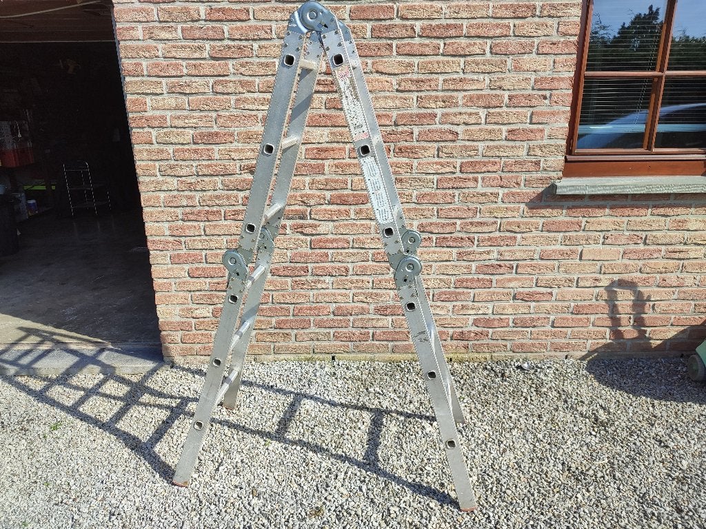 Altrex 4x3 opvouwbare multifunctionele aluminium ladder, Ophalen, Gebruikt, Ladder, Opvouwbaar of Inschuifbaar