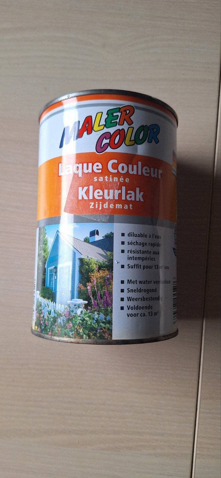 Zijdemat - chocolade kleur, Ophalen