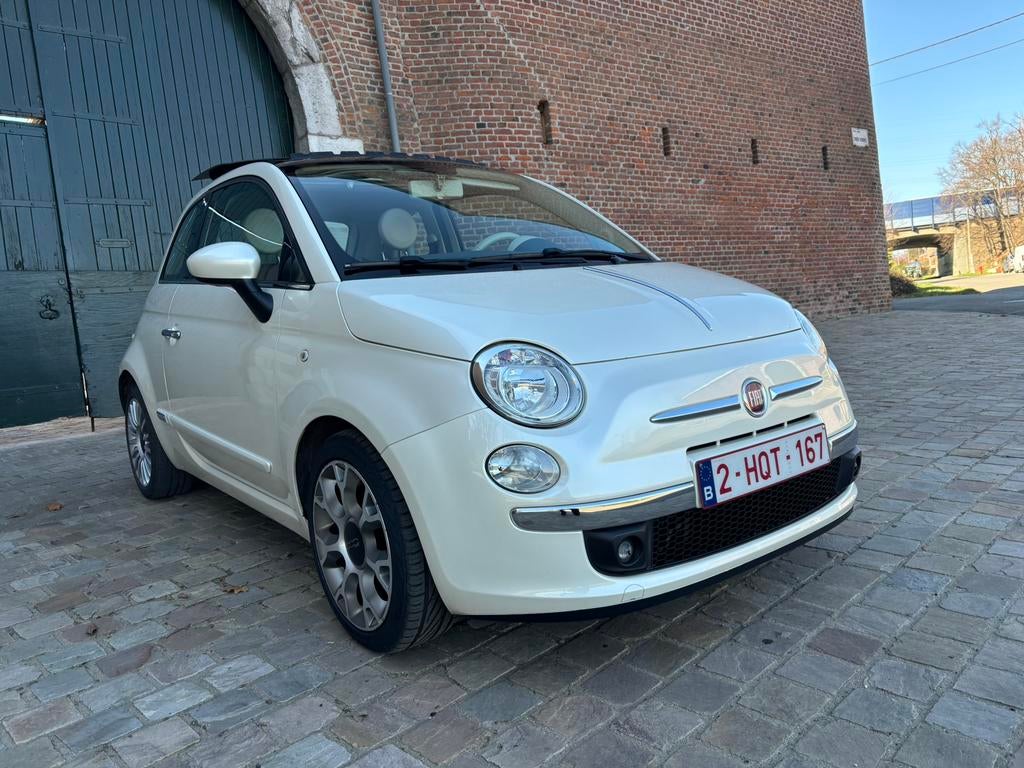 MAGNIFIQUE FIAT 500 AUTOMATIQUE, Cuir, Euro 5, Achat, Carnet d'entretien