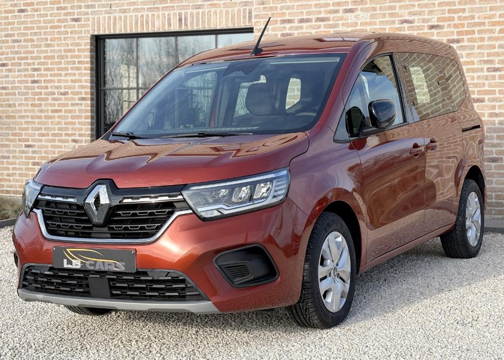 Renault Kangoo / 1.3 Benzine / Airco / Sensoren / Garantie, Voorwielaandrijving, Stof, https://public.car-pass.be/vhr/45dc9b49-9983-4952-9f83-d7b9553589f3