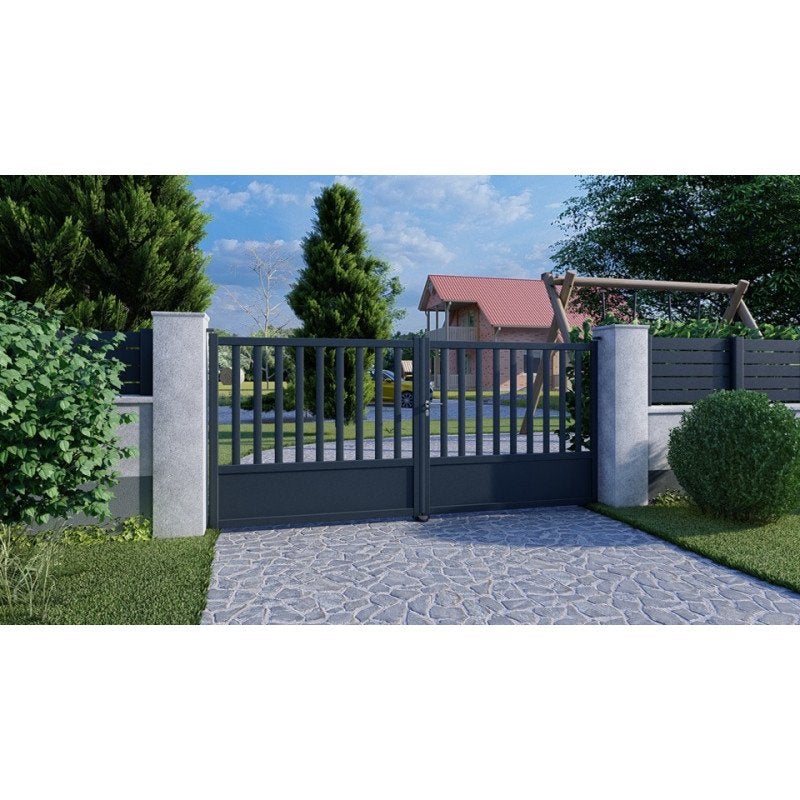 Portail coulissant en Aluminium, Enlèvement ou Envoi, Comme neuf
