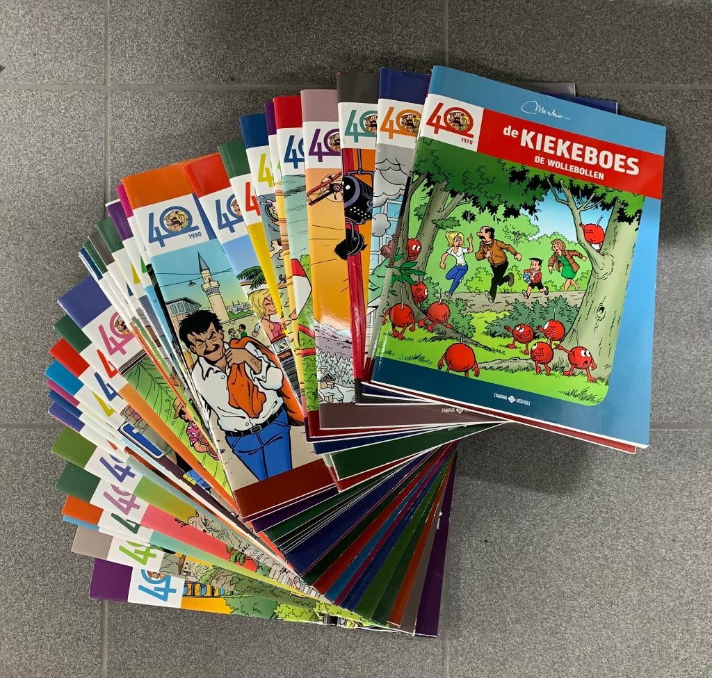40 jaar de Kiekeboes, Boeken, Ophalen, Complete serie of reeks, Merho, Nieuw