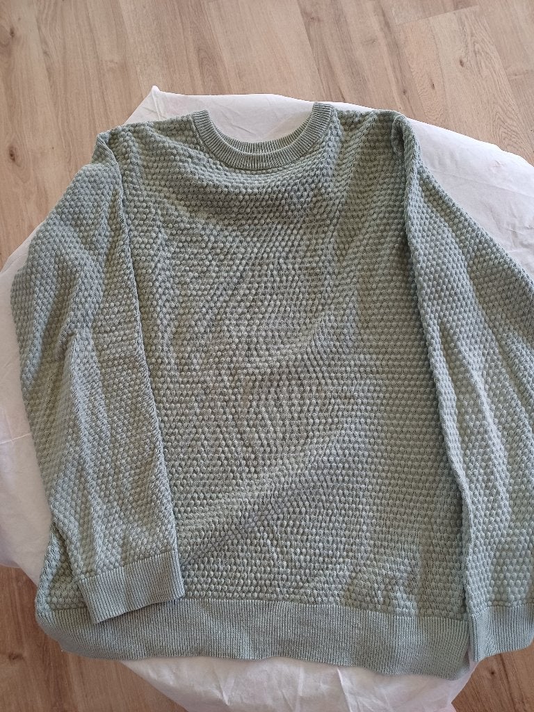 Lichtgroene trui lange mouwen, Kinderen en Baby's, Kinderkleding | Maat 158, Ophalen, Gebruikt, Jongen of Meisje, Trui of Vest
