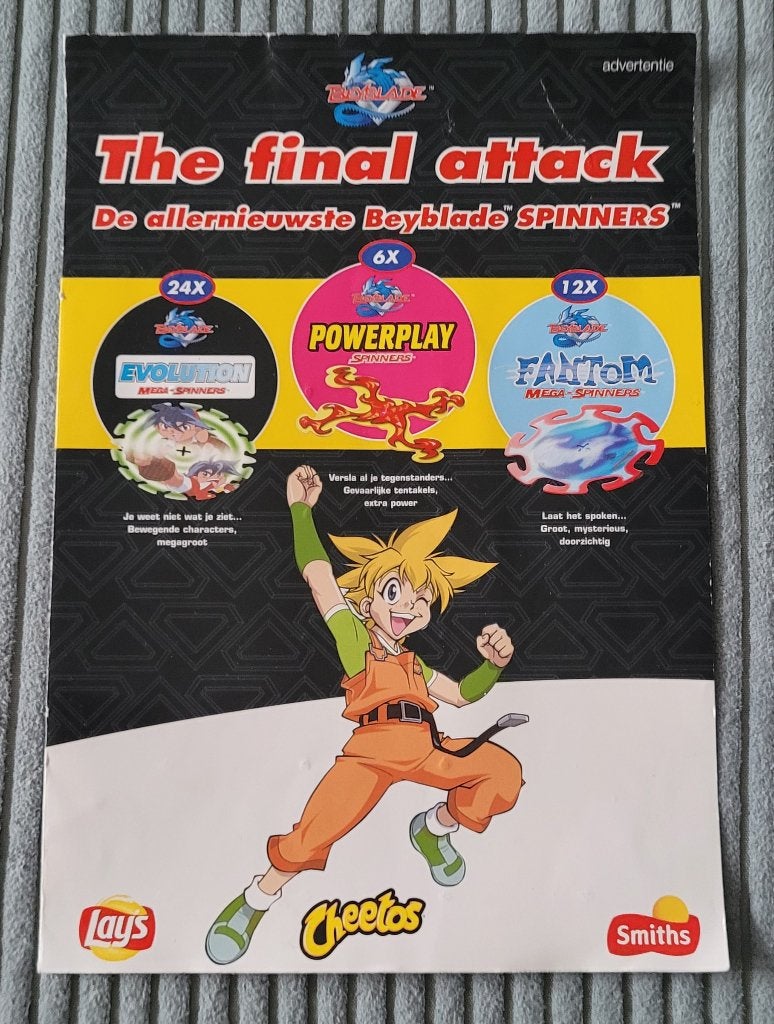 Dossier séparé The Final Attack avec 73 à 114 spinners dessu, Collections, Flippos, Envoi, Olympique, Classeur, Album ou Poster