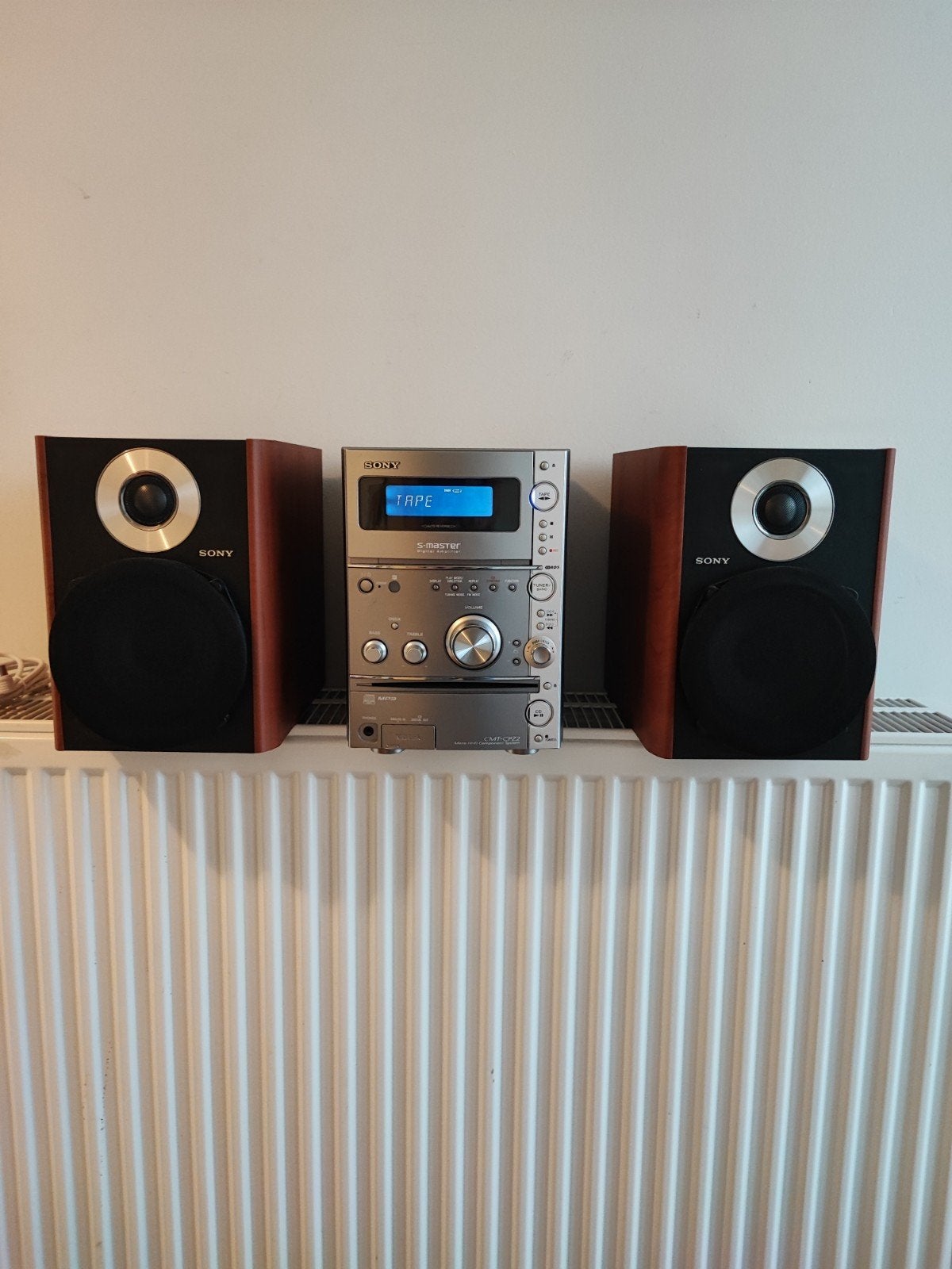 Sony CMT-CPZ2 cd/radio/cassette speler, Ophalen, Gebruikt, Cassettedeck, Sony