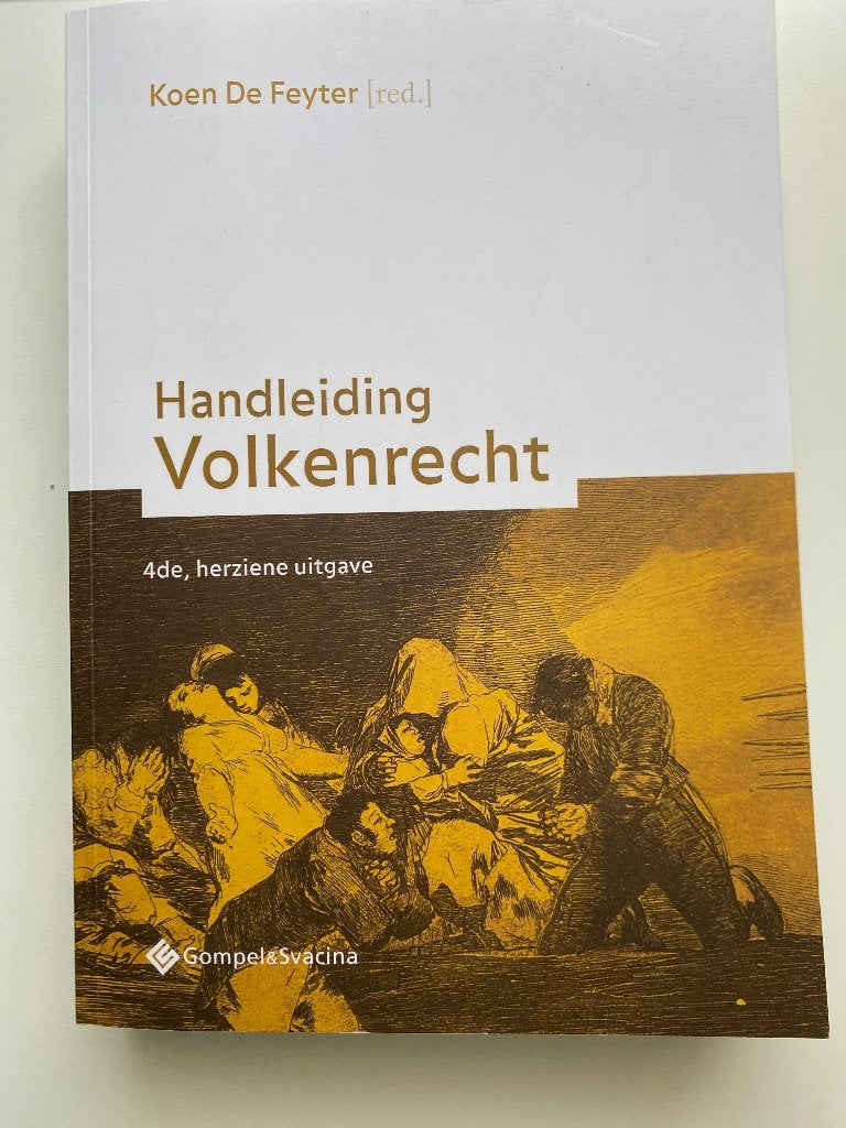 Handleiding Volkenrecht, Boeken, Studieboeken en Cursussen, Ophalen of Verzenden, Zo goed als nieuw, Hoger Onderwijs, Koen De Feyter