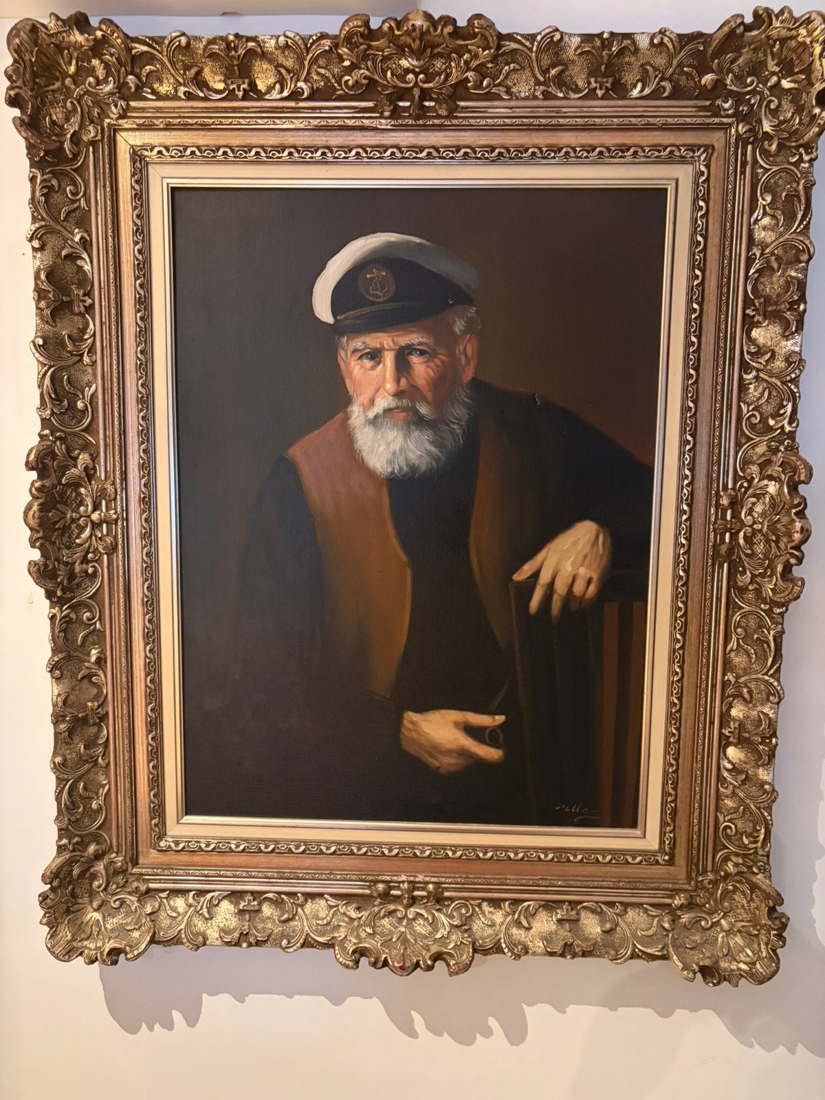 Prachtige schilderij, Cadre spécial, Portrait ou Personnes, Peinture à l'huile, Enlèvement
