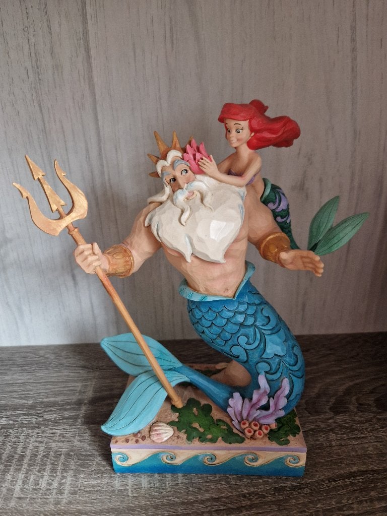Disney Traditions Ariel and Triton, Verzamelen, Ophalen of Verzenden, Pocahontas of Kl. Zeemeermin, Nieuw, Beeldje of Figuurtje