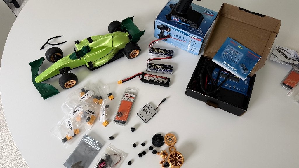 Complete OpenRC F1 (1/10 Project), Elektro, Ophalen of Verzenden, Zo goed als nieuw, Schaal 1:10