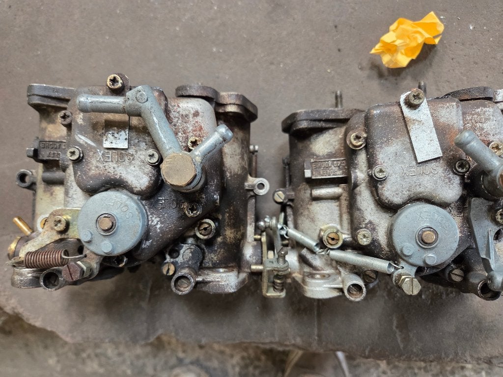 Carburateur Solex 40 addhe, Ophalen