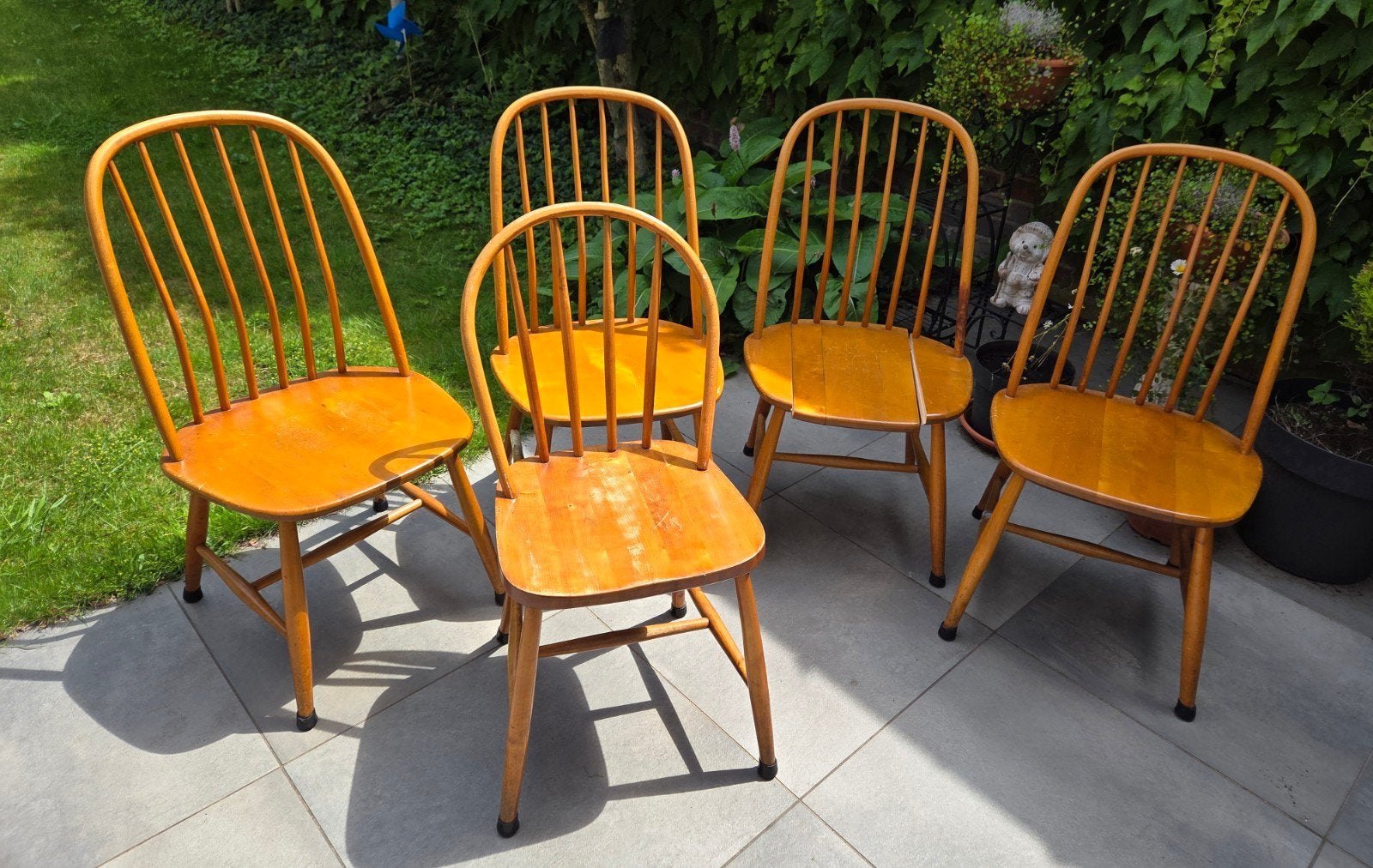 5 Vintage Åkerblom Zweden Designstoelen (Op te knappen), Huis en Inrichting, Stoelen, Ophalen