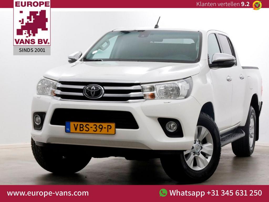 Toyota HiLux 2.4 D-4D-F 150pk E6 4WD 4x4 Double Cab Automaat, Auto's, Bestelwagens en Lichte vracht, Automaat, Wit, Bedrijf, Diesel