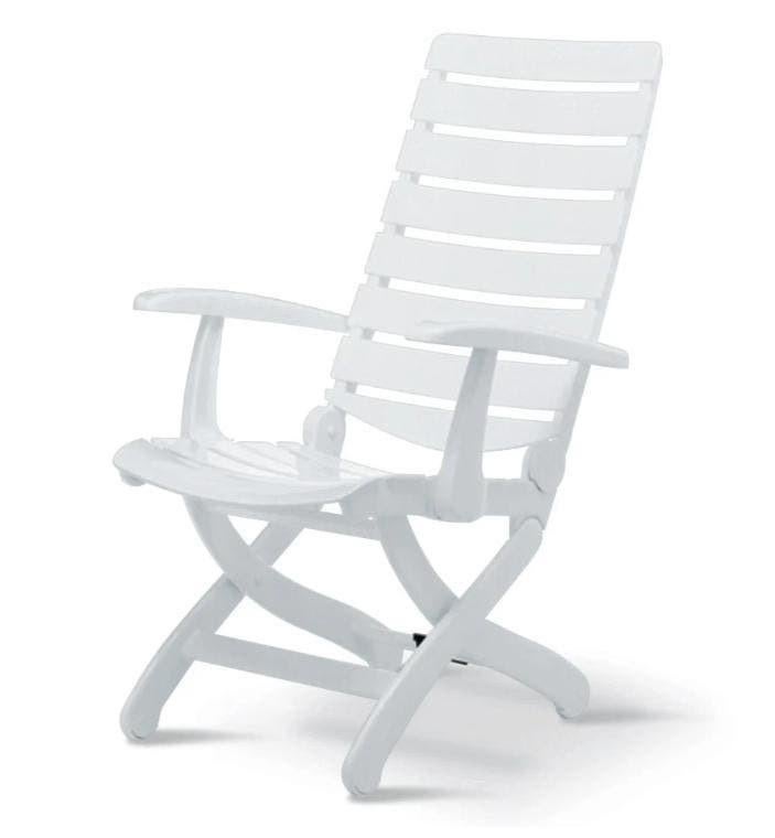 4 Kettler Tiffany tuinstoelen, Ophalen, Gebruikt, Plastic, Verstelbaar