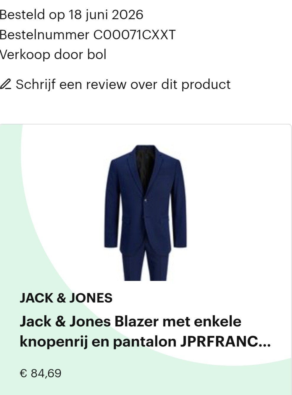 Kostuum Jack and jones maat medium, Vêtements | Hommes, Costumes & Vestes, Enlèvement