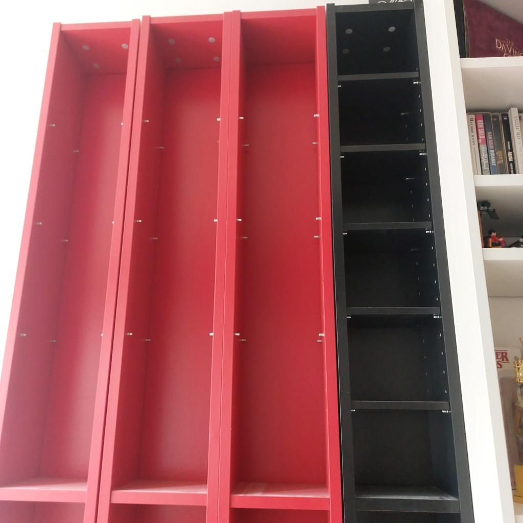 Boeken of CD/DVD-kast, Comme neuf, Enlèvement, Bois, 150 disques ou plus