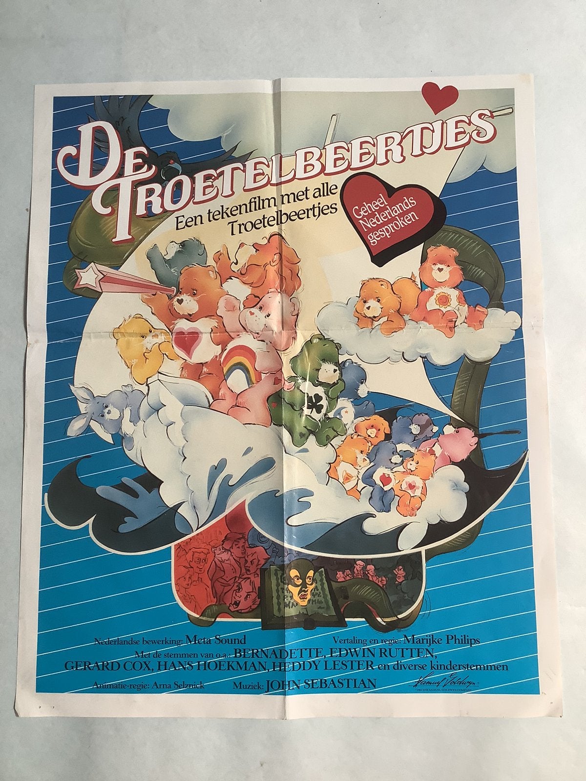 DE TROETELBEERTJES   filmposter   40-50 cm    Used, Verzamelen, Posters, Ophalen, Zo goed als nieuw