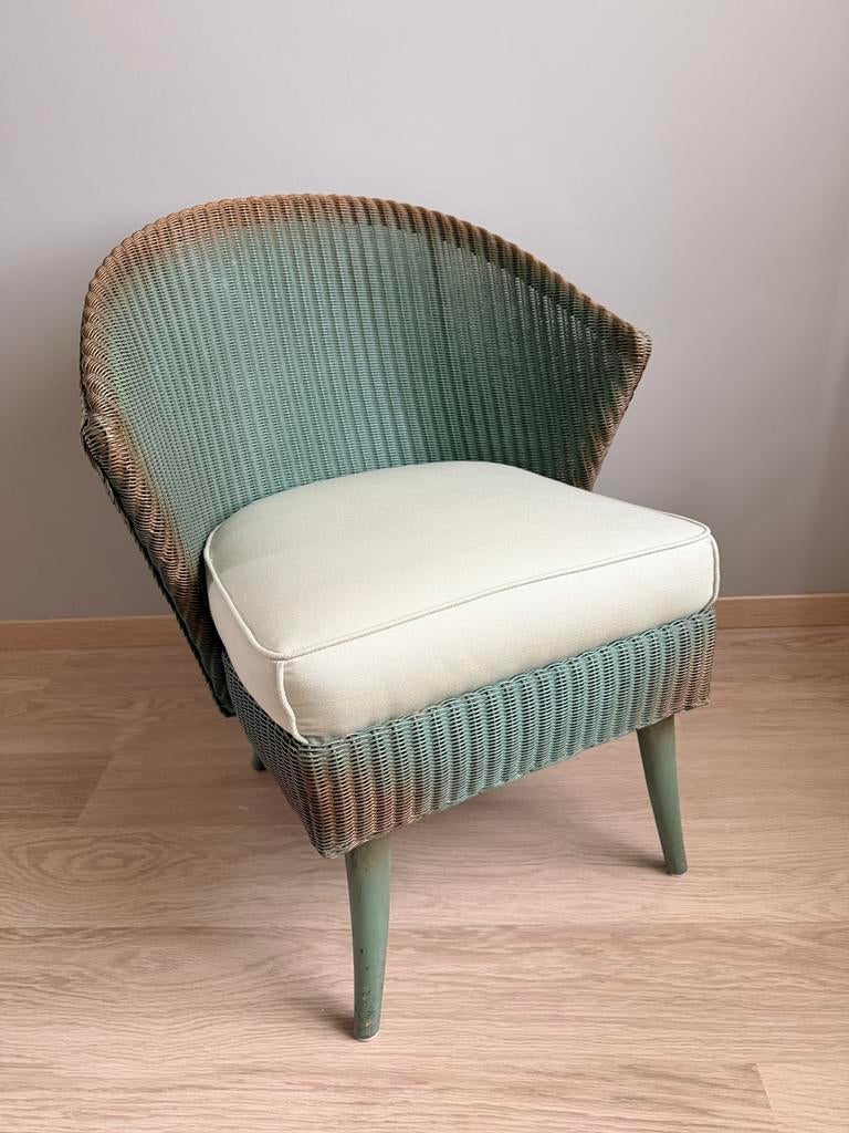 Vintage Antieke Lloyd Loom zetel, Huis en Inrichting, Ophalen, Gebruikt