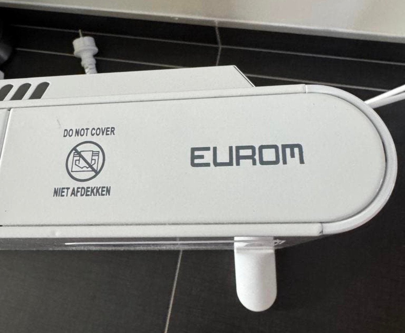 Convectorkachel Eurom alutherm wifi 1500 watt, Ophalen, Zo goed als nieuw
