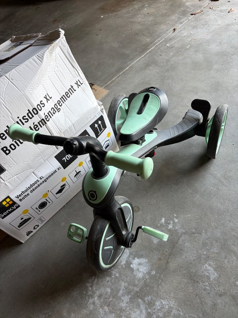 Tricycle évolutif - Globber Explorer Trike 4 en 1, Vélos & Vélomoteurs, Enlèvement, Comme neuf, Siège réglable
