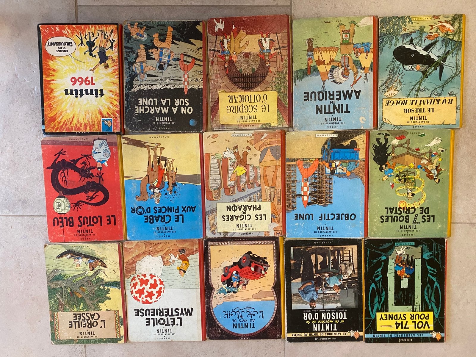 Collection de Tintin Année 1950/1960, Enlèvement ou Envoi