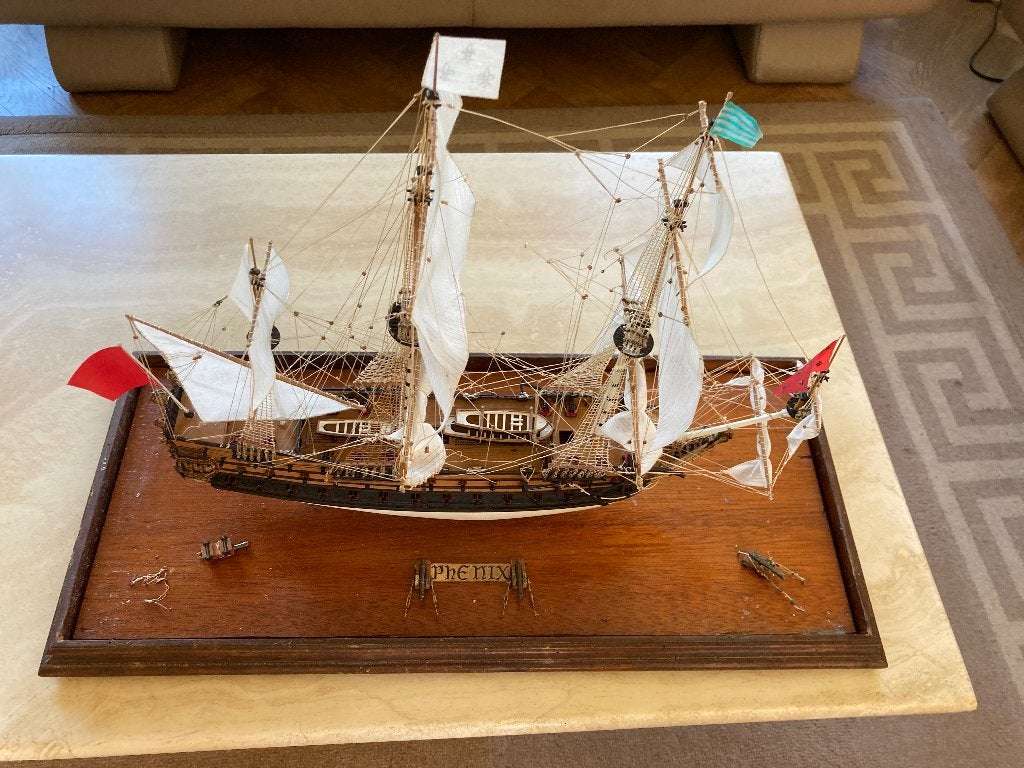 Bateau en bois fait mains, Bois, Fait main, Enlèvement, Vie marine
