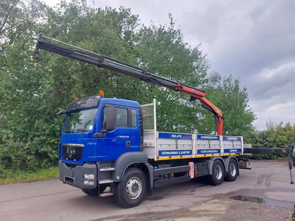 MAN TGS 26.440 6x4 + Palfinger 18002 3xhydr. remote, Autos, Camions, Achat, Entreprise, MAN, 440 ch