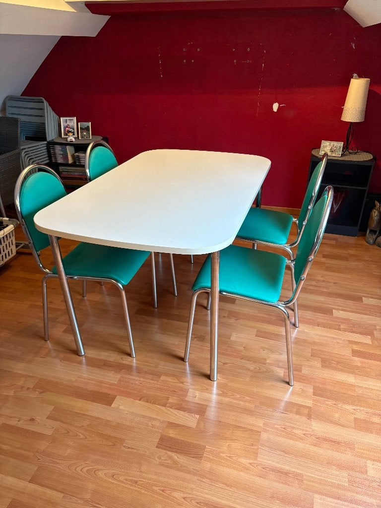 te koop, Métal, 100 à 150 cm, Cinq personnes ou plus, Enlèvement