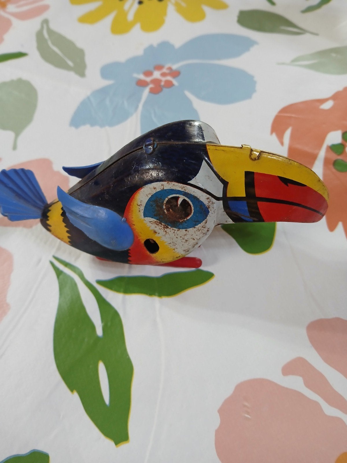 ancien toucan metal, Antiek en Kunst, Antiek | Speelgoed, Ophalen