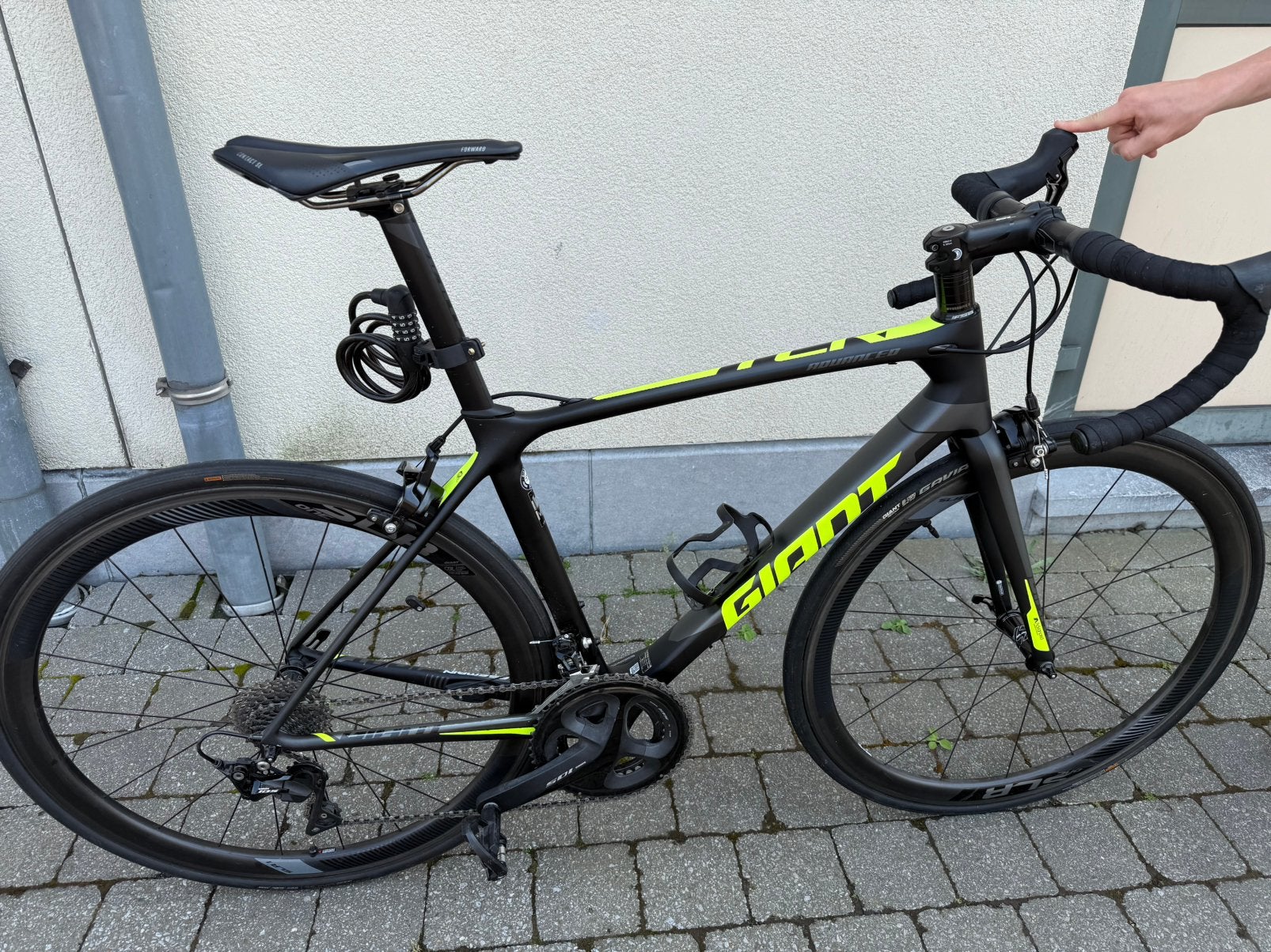 GIANT ADVANCED TCR PRO 2, Vélos & Vélomoteurs, Vélos | Vélos de course, Comme neuf, Giant, Carbone, Enlèvement