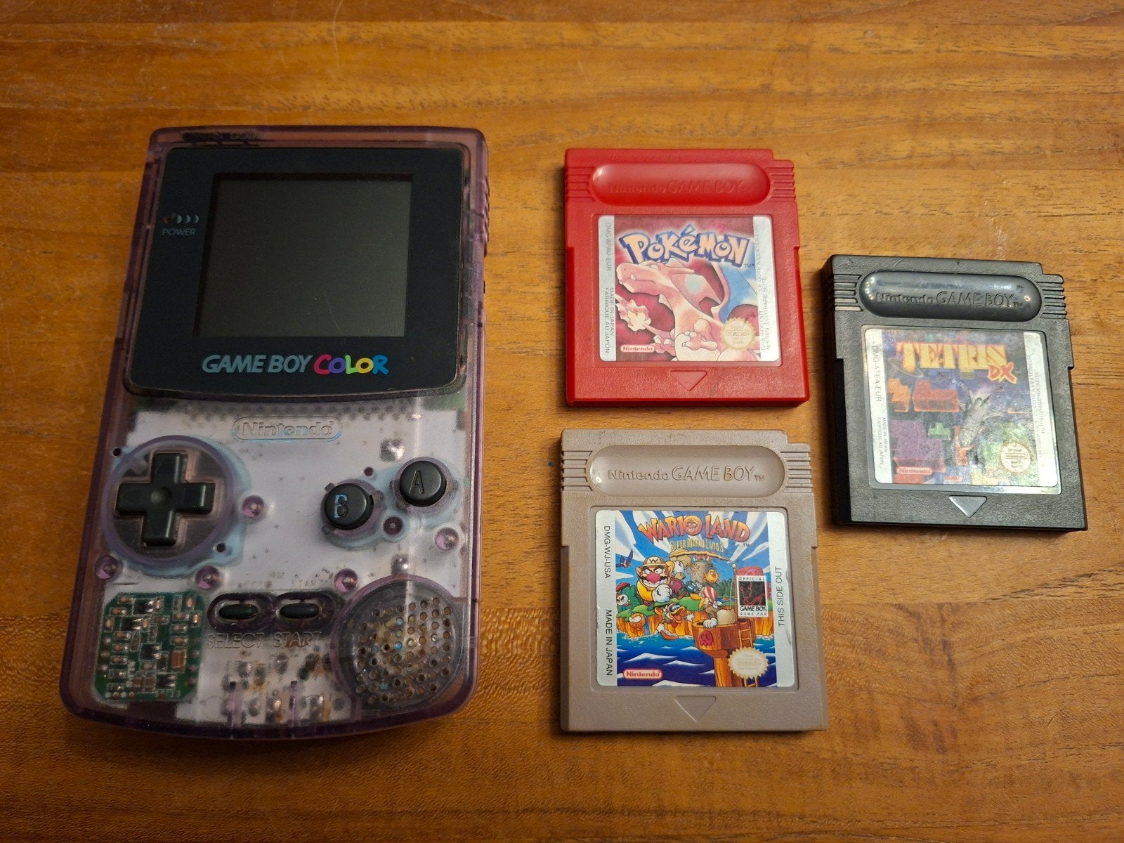 Vintage Game Boy Color incl 3 games, Consoles de jeu & Jeux vidéo, Enlèvement ou Envoi, Game Boy Color