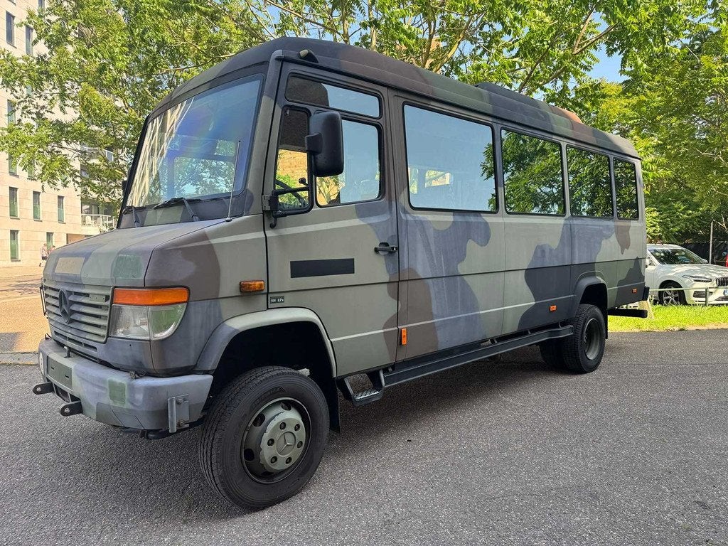Mercedes Vario 4x4 2002 ! 68 000 km ! - Ancienne armée - É, Autos, Achat, Entreprise, Mercedes-Benz, Diesel