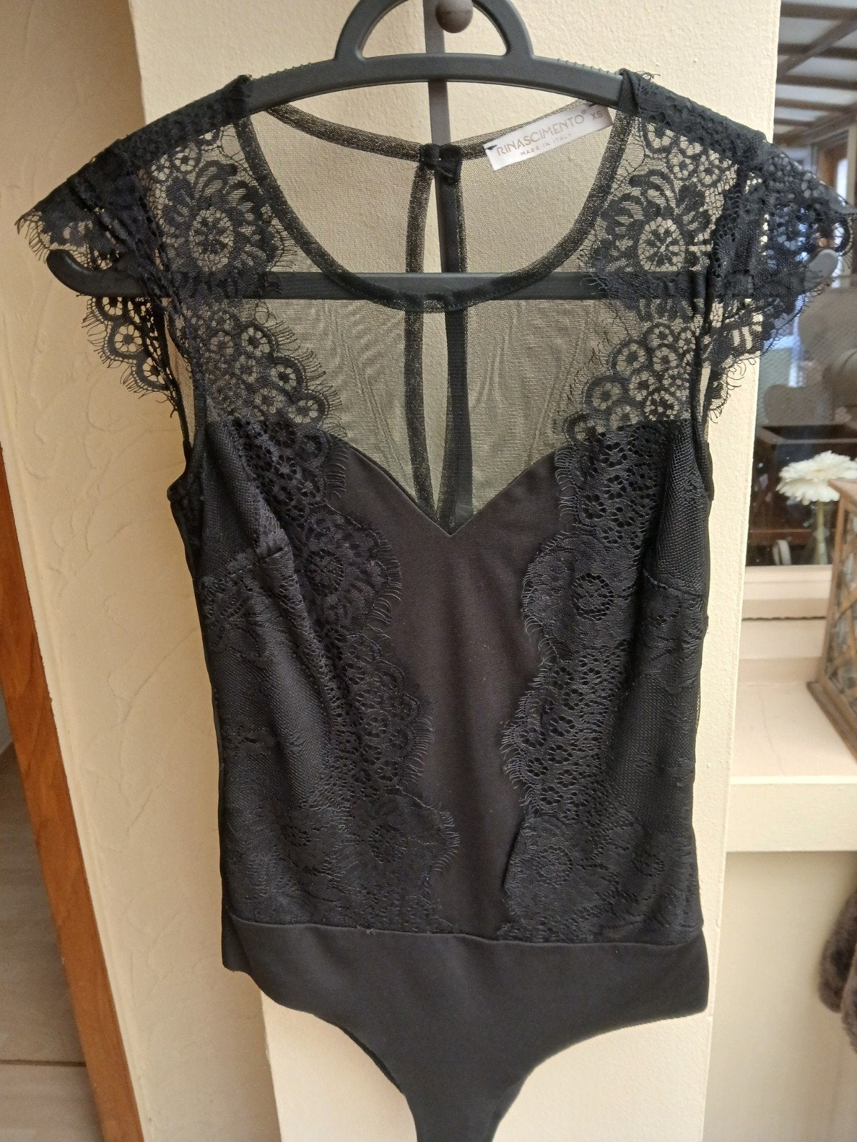 Zwarte kanten body rinacimento, Kleding | Dames, Overige Dameskleding, Ophalen