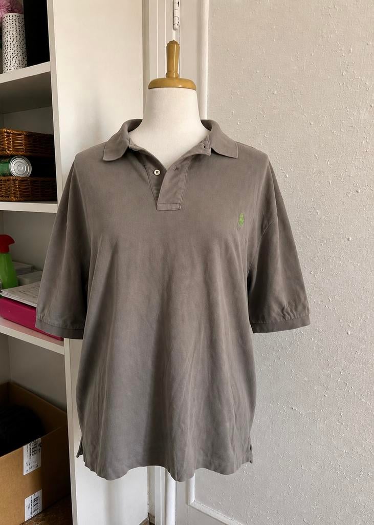 Polo ralph lauren gris, Enlèvement ou Envoi, Porté, Taille 56/58 (XL), Gris