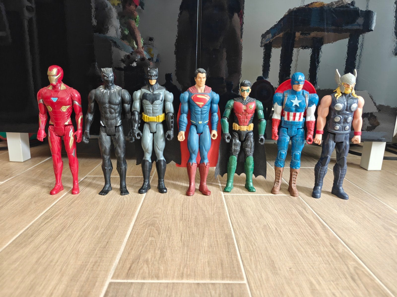 Lot figurine Marvel et DC comics 30cm