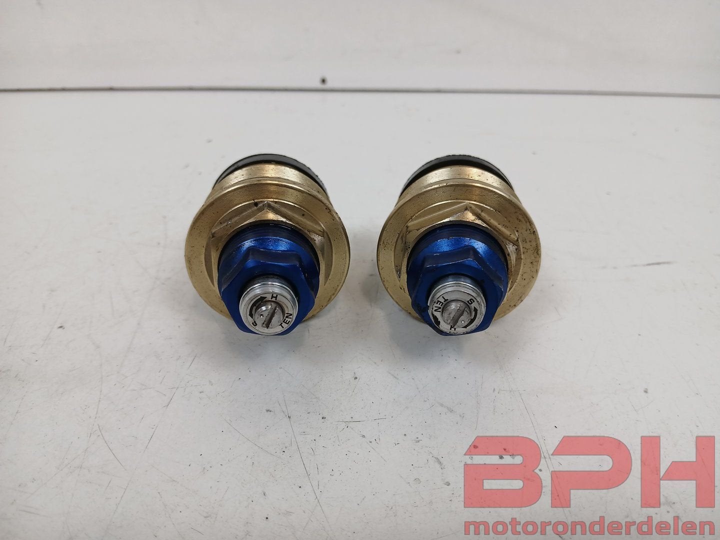 Voorvork doppen Suzuki GSX-R 750 K1 K2 K3 2000 t/m 2003 GSXR, -, Utilisé, -, -