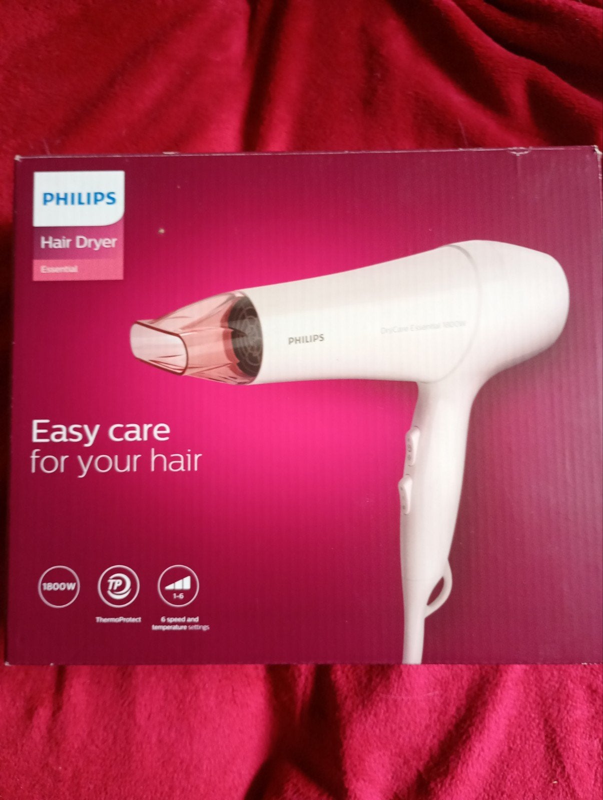 Philips DryCare Essential BHD017/40 Föhn, Enlèvement, Soin des cheveux