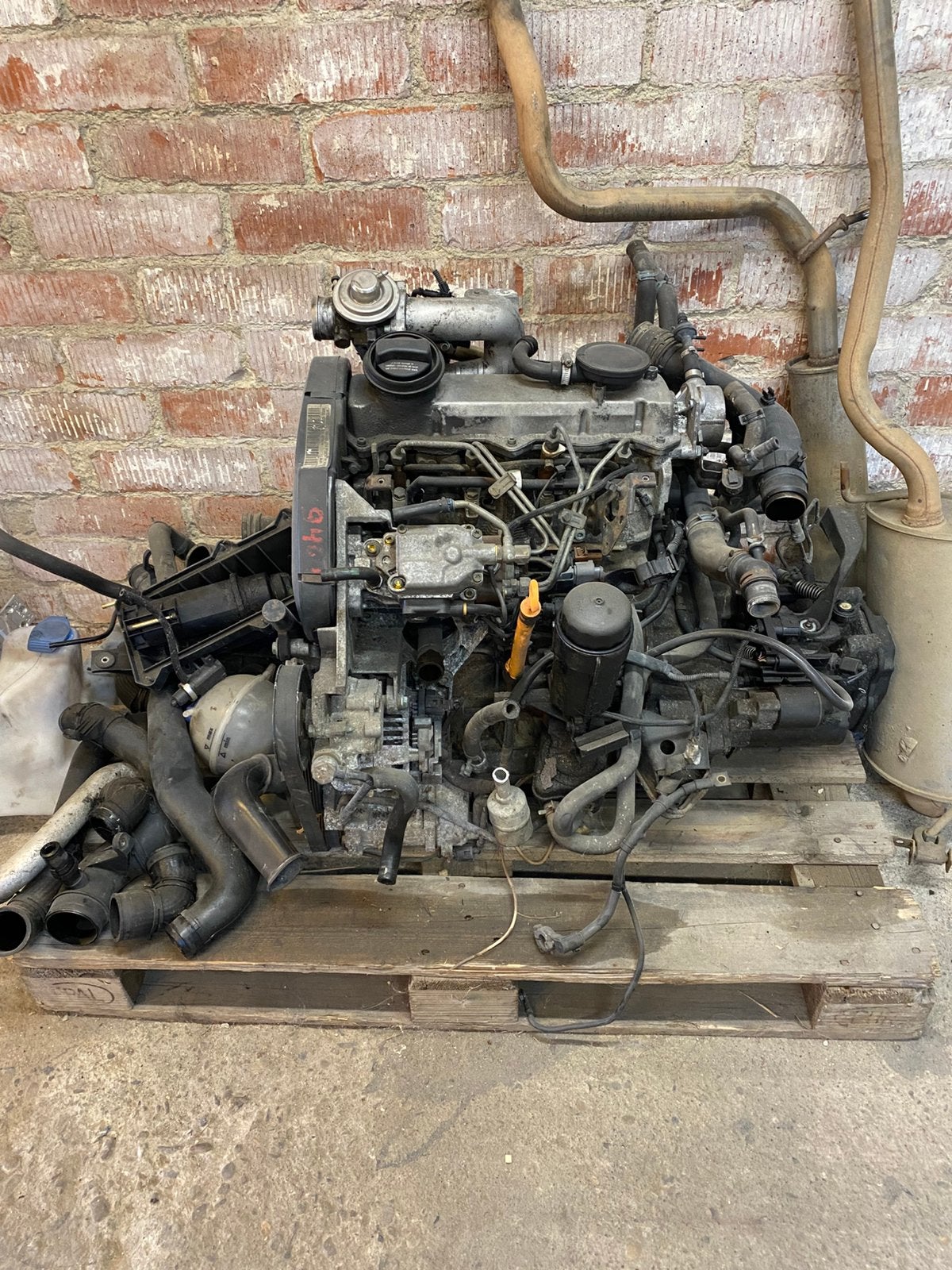 1.9tdi motor (90pk), Auto-onderdelen, Ophalen, Gebruikt