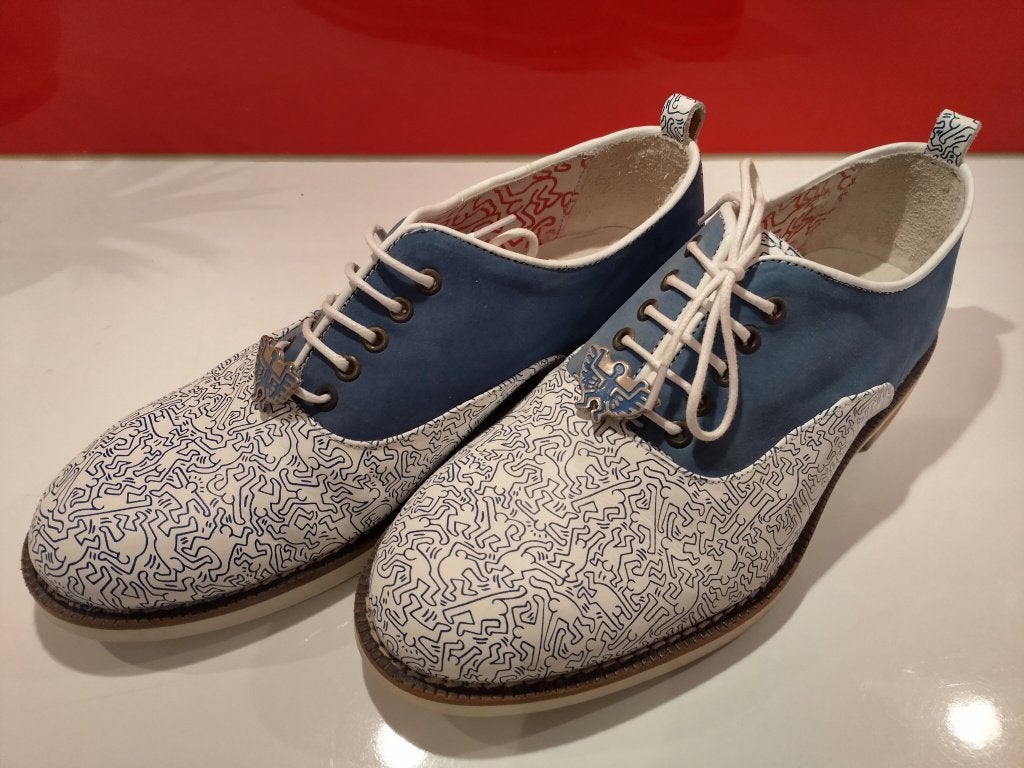 Keith Haring X Swear schoenen maat 42, Blauw, Ophalen of Verzenden, Zo goed als nieuw, SWEAR