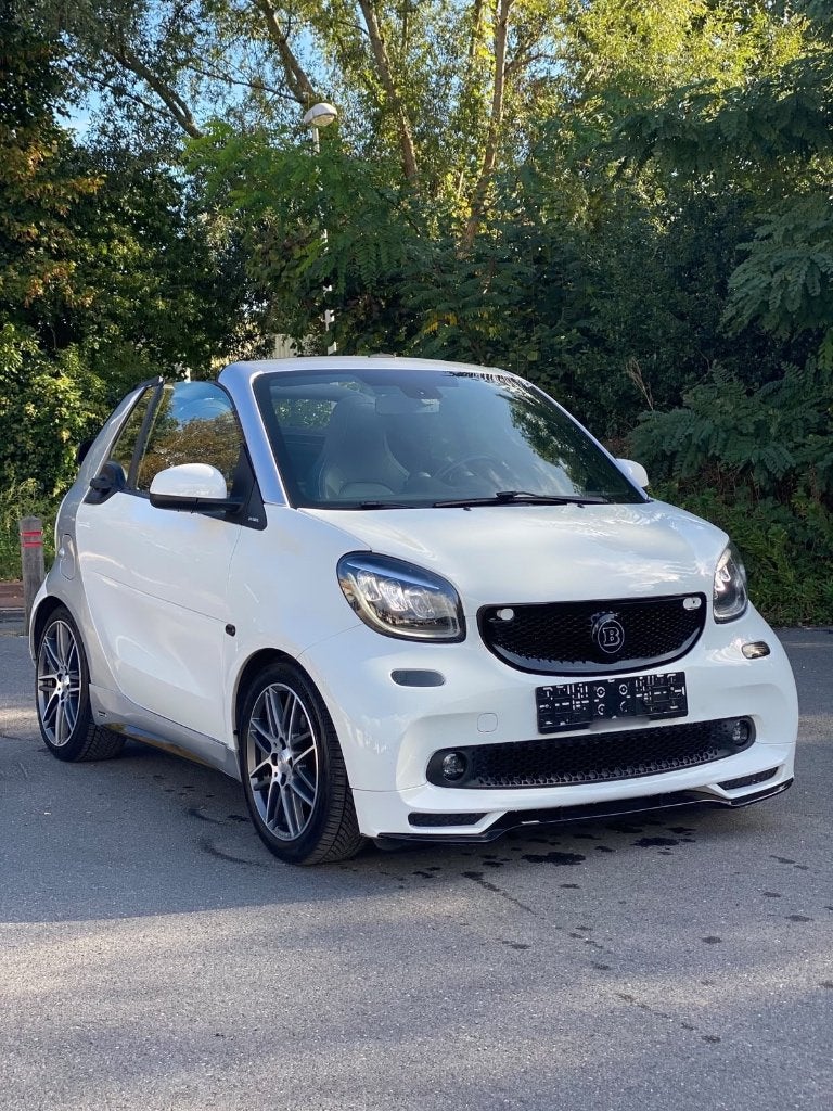 Smart Brabus Cabriolet 90pk klaar voor registratie, Auto's, Automaat, Achterwielaandrijving, Cabriolet, Leder