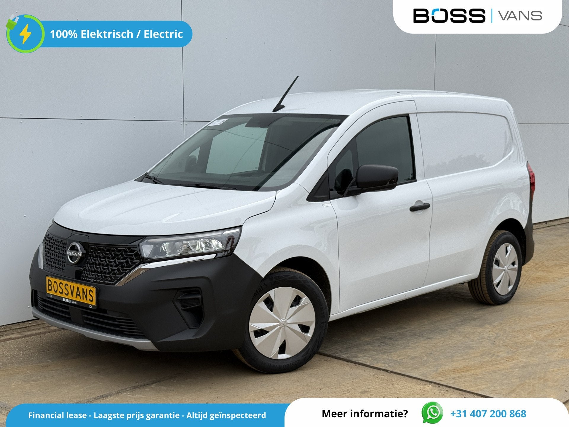 Nissan Townstar EV 45kWh L1 260km WLTP LED Climate Control C, 45 kWh, Gebruikt, Zwart, 260 km